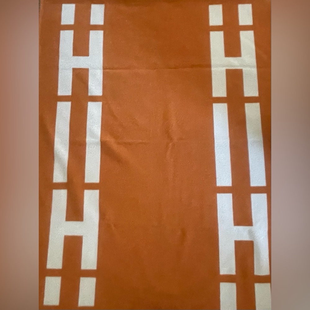 Guaranteed Authentic Hermes Blanket- never used.